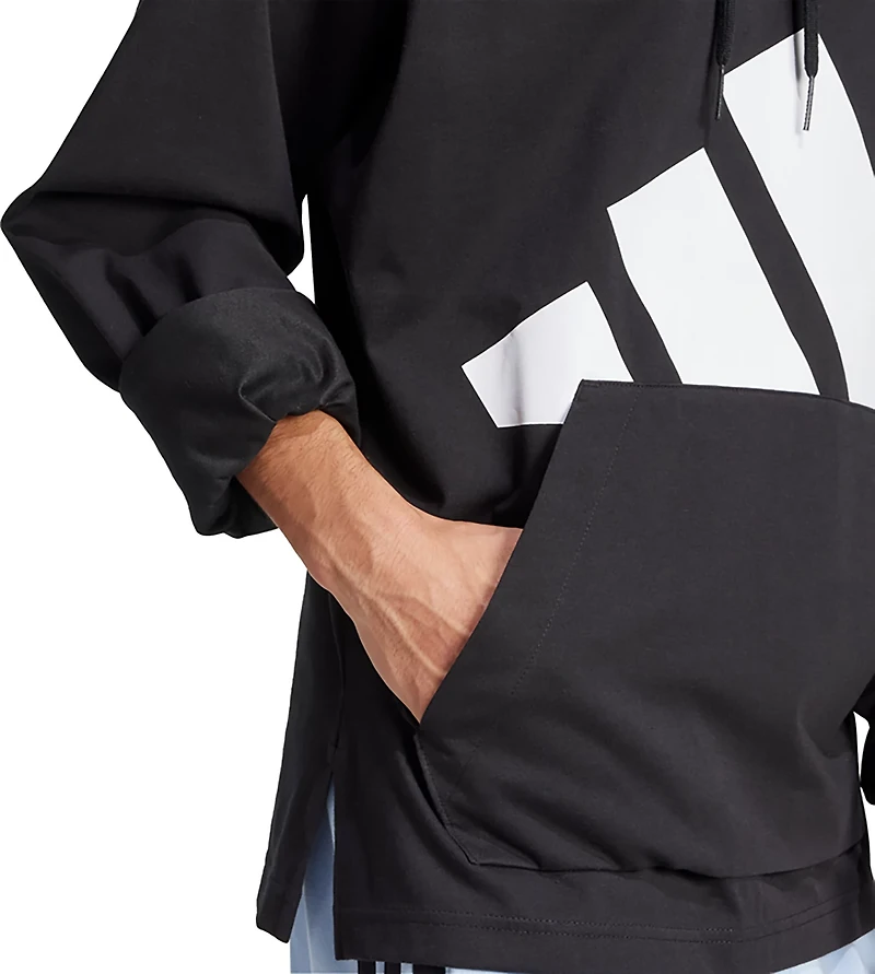 adidas Men's Essentials Big Logo Single Jersey Hoodie