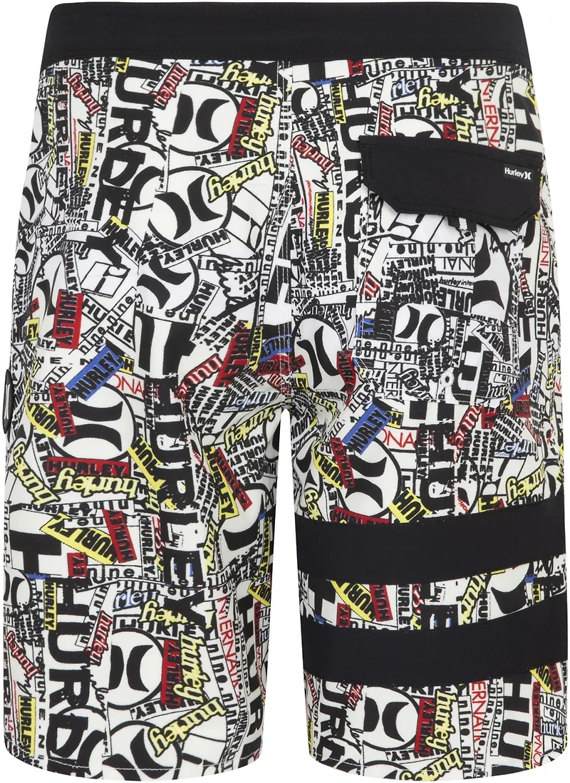 Hurley Boys' Phantom 25th Blockparty Boardshorts