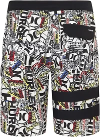 Hurley Boys' Phantom 25th Blockparty Boardshorts
