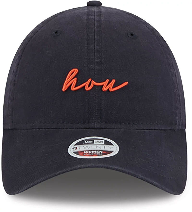 New Era Houston Astros Adults' 9TWENTY Team Script Cap