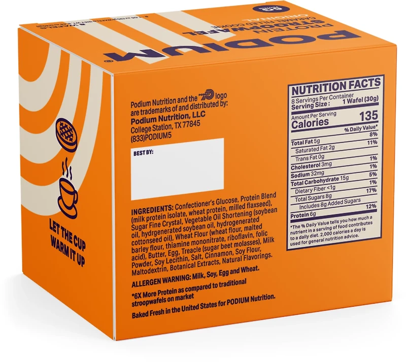PODIUM Protein Stroopwafel 8-Pack