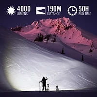 Coast XP20R 4000 Lumen USB-C Rechargeable LED Flashlight