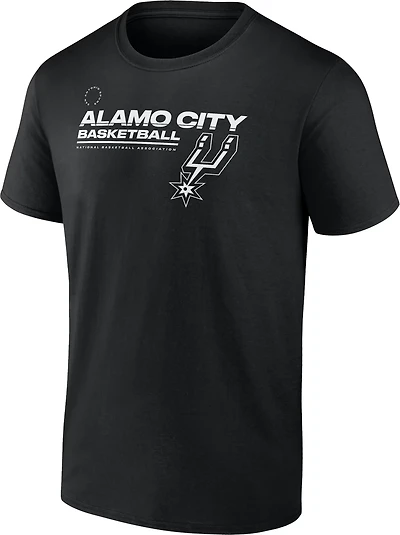Fanatics Men's San Antonio Spurs Steadfast Effort Short Sleeve T-shirt
