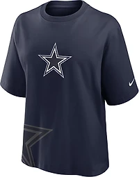 Nike Women's Dallas Cowboys Essential Boxy Short Sleeve T-shirt