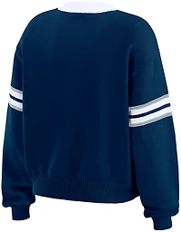 WEAR Women's Dallas Cowboys Lace Up Sweater