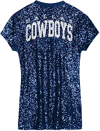 Outerstuff Women's Dallas Cowboys Wordmark Sequin Dress