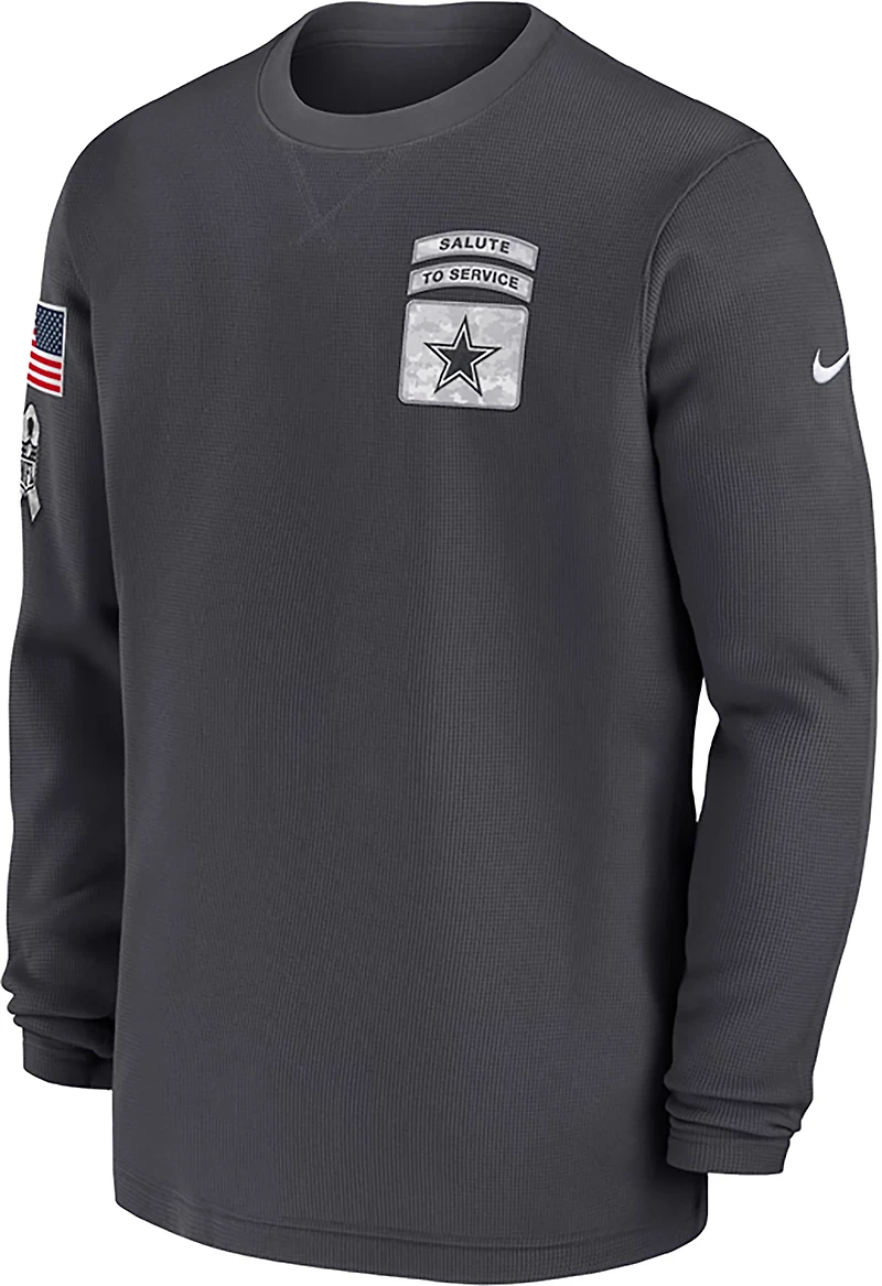 Nike Men's Dallas Cowboys Salute to Service Long Sleeve Crew Top
