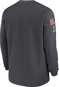 Nike Men's Dallas Cowboys Salute to Service Long Sleeve Crew Top