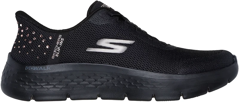 SKECHERS Women's Go Walk Flex Rhinestone Shoes