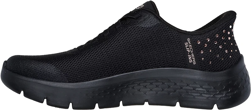 SKECHERS Women's Go Walk Flex Rhinestone Shoes