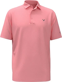 Callaway Boys' Chevron Jacquard Printed Polo Shirt