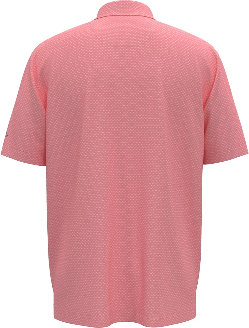 Callaway Boys' Chevron Jacquard Printed Polo Shirt