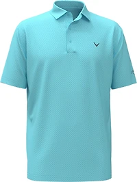 Callaway Boys' Chevron Jacquard Printed Polo Shirt