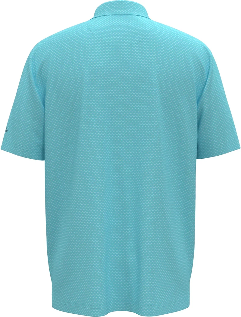Callaway Boys' Chevron Jacquard Printed Polo Shirt