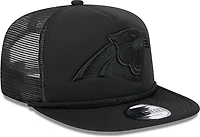 New Era Golfer Trucker Black on Black Panthers Cap