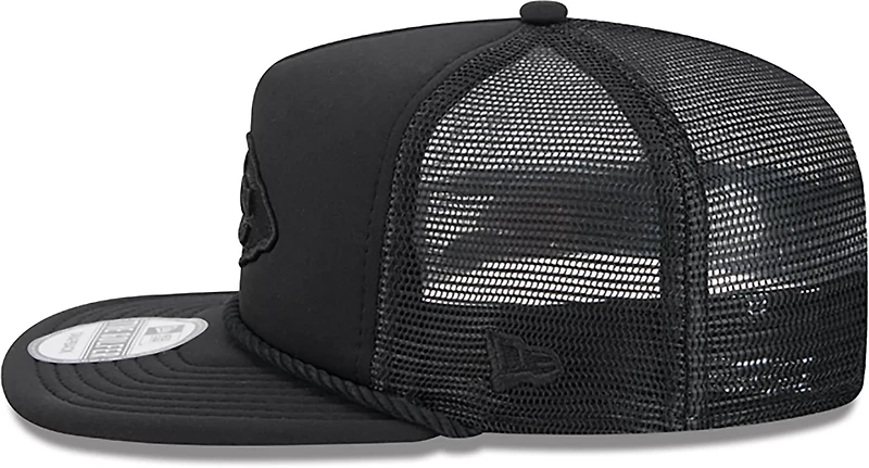 New Era Golfer Trucker Black on Black Chiefs Cap