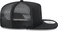 New Era Golfer Trucker Black on Black Saints Cap