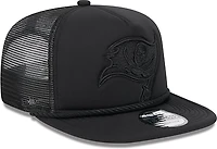 New Era Golfer Trucker Black Buccaneers Cap
