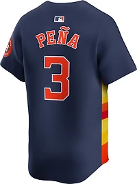 Nike Men's Houston Astros Jeremy Pena Limited Name and Number Alternate Jersey