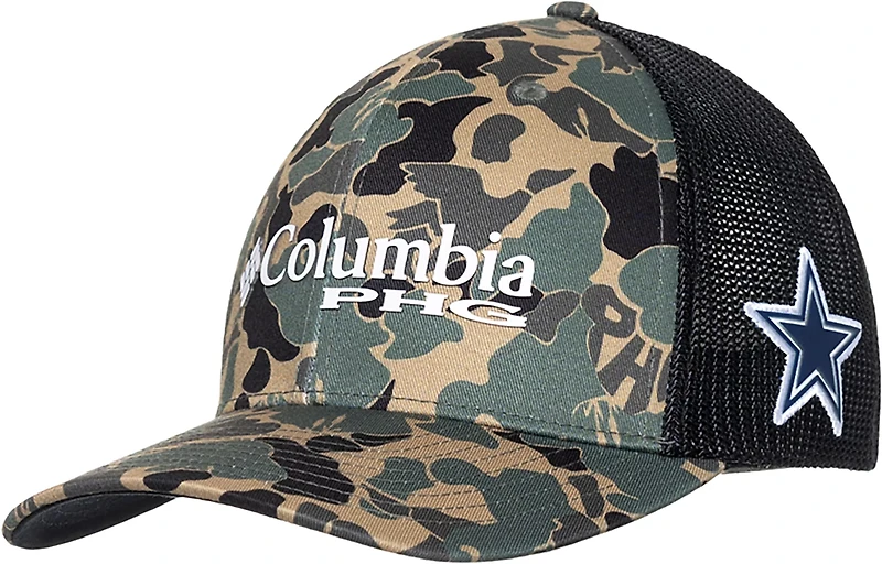 Columbia Sportswear Men's Dallas Cowboys Camo Mesh Ball Cap