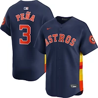 Nike Men's Houston Astros Jeremy Pena Limited Name and Number Alternate Jersey