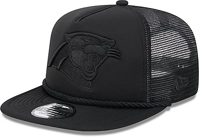 New Era Golfer Trucker Black on Black Panthers Cap