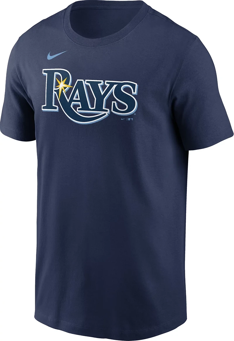 Nike Men's Tampa Bay Rays Fuse Wordmark Graphic T-shirt