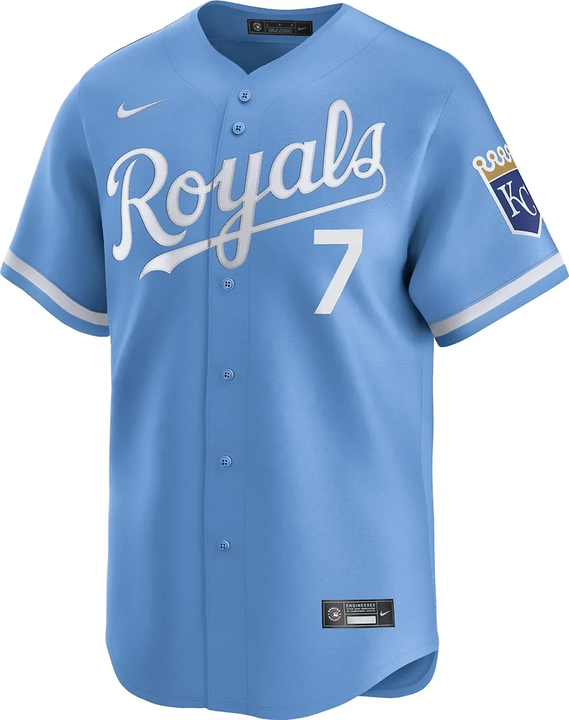 Nike Men's Kansas City Royals Bobby Witt Jr. Limited Name and Number Alternate Jersey