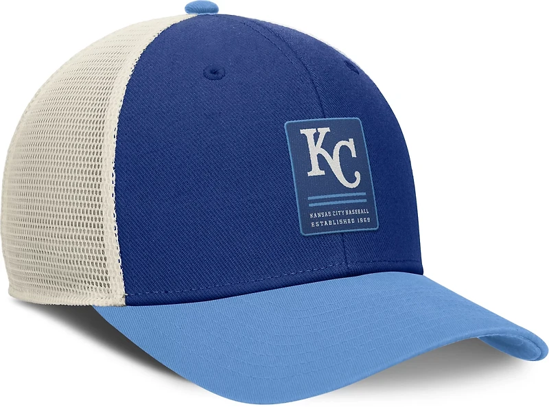 Nike Men's Kansas City Royals Rise Primetime Structured Stretch Cap
