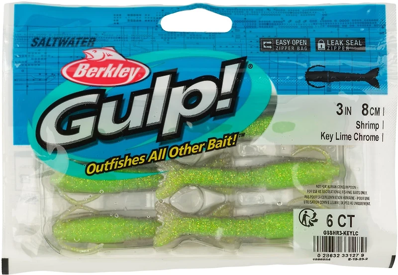 Berkley Gulp! 4 Saltwater Shrimp Soft Baits 4-Pack