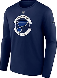 Fanatics Men's Blues AP Secondary Long Sleeve T-shirt