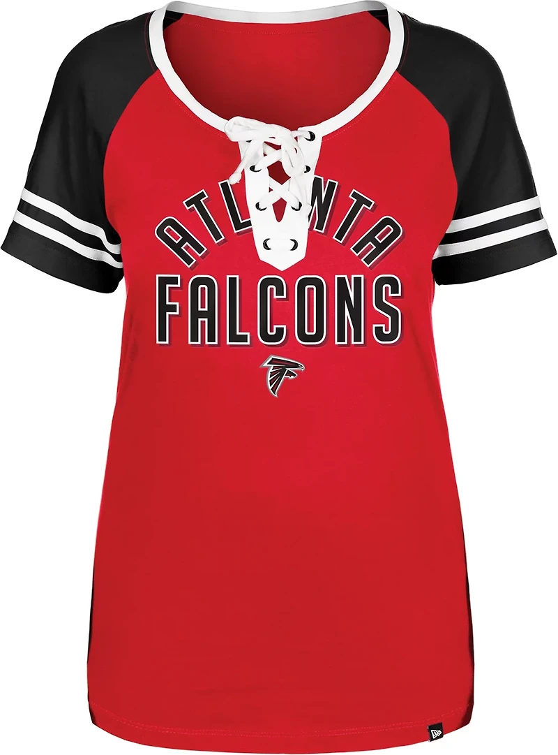 New Era Women's Falcons Lace Scoop T-shirt