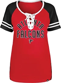 New Era Women's Falcons Lace Scoop T-shirt