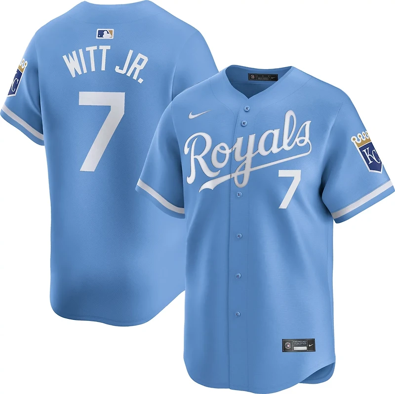 Nike Men's Kansas City Royals Bobby Witt Jr. Limited Name and Number Alternate Jersey