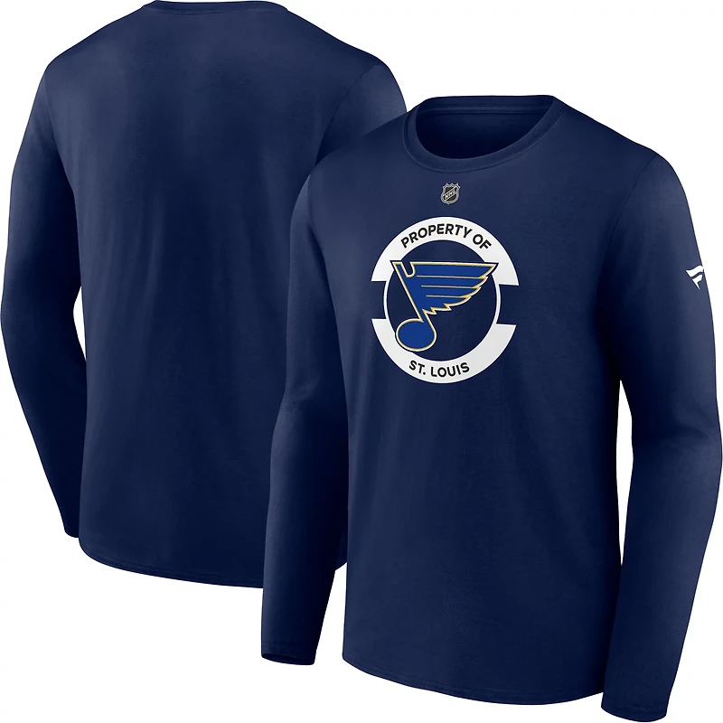 Fanatics Men's Blues AP Secondary Long Sleeve T-shirt