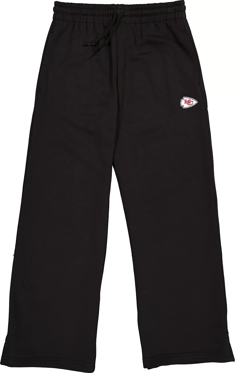 New Era Women's Kansas City Chiefs Wide Leg Fleece Pants