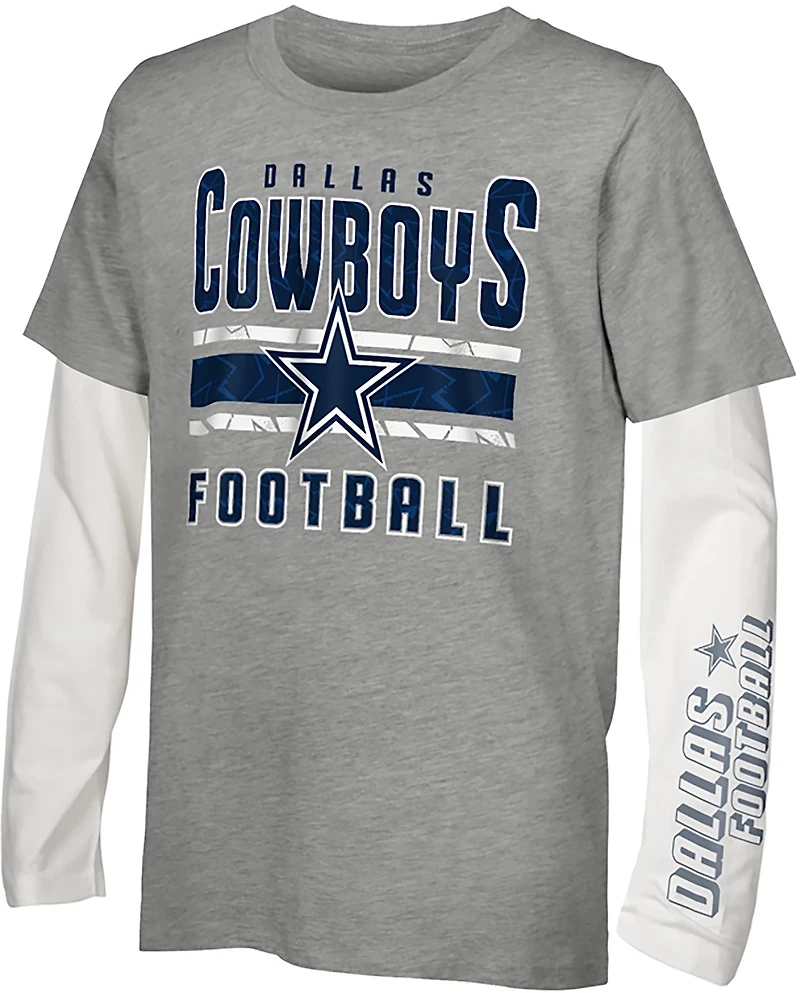 Outerstuff Youth Dallas Cowboys Into the Mix 3-in-1 Combo T-shirt