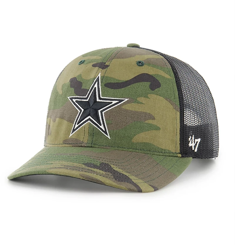 47 Men's Dallas Cowboys Camo Trucker Cap