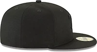 New Era Men's Tampa Bay Rays Black on Black Fitted 59FIFTY Cap