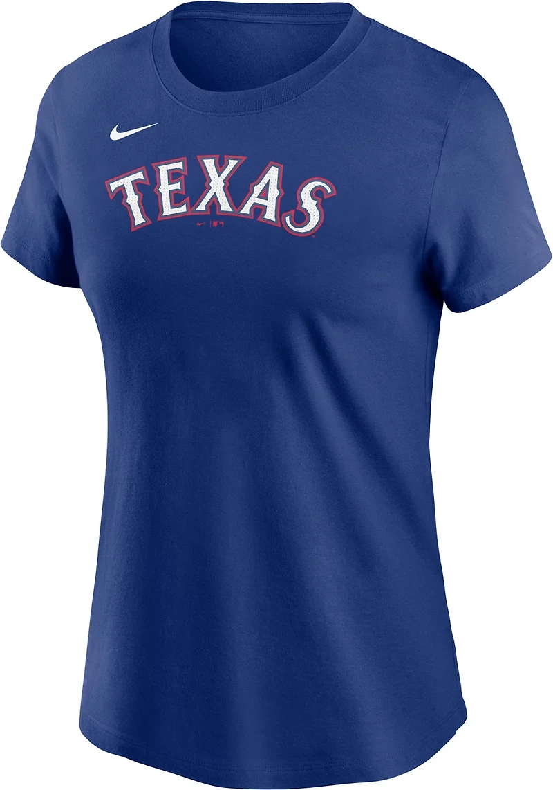 Nike Women’s Texas Rangers Fuse Wordmark Graphic T-shirt