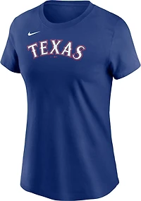 Nike Women’s Texas Rangers Fuse Wordmark Graphic T-shirt