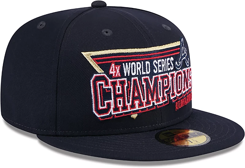 New Era Men's Atlanta Braves Throwback Champs 59FIFTY Cap