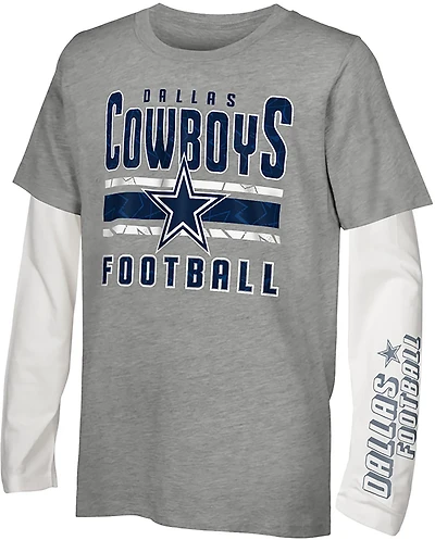 Outerstuff Boys' Cowboys Into the Mix 3-in-1 Combo T-shirt