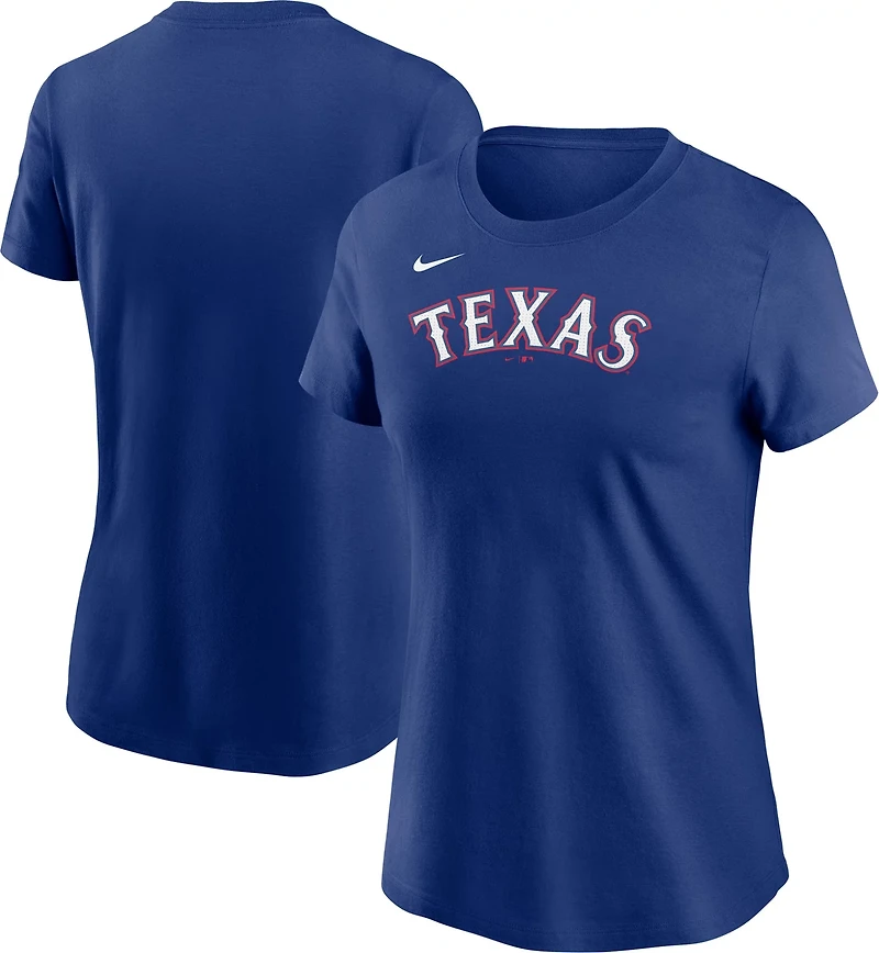 Nike Women’s Texas Rangers Fuse Wordmark Graphic T-shirt