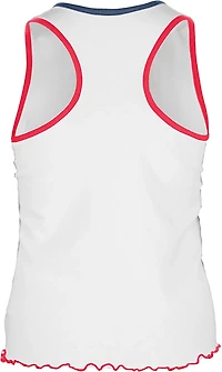 New Era Women's St. Louis Cardinals V-Notch Lettuce Hem Tank Top