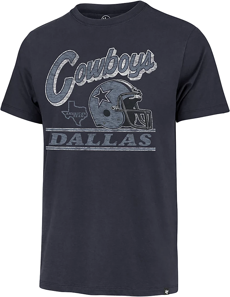 47 Men's Dallas Cowboys Fly By Franklin Helmet T-shirt