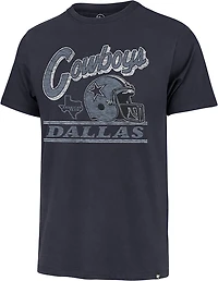 47 Men's Dallas Cowboys Fly By Franklin Helmet T-shirt
