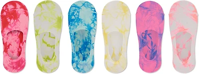 BCG Sport Tie Dye Footie Socks 6-Pack