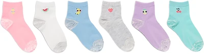 BCG Youth Fresh Squeezed Quarter Socks 6-Pack