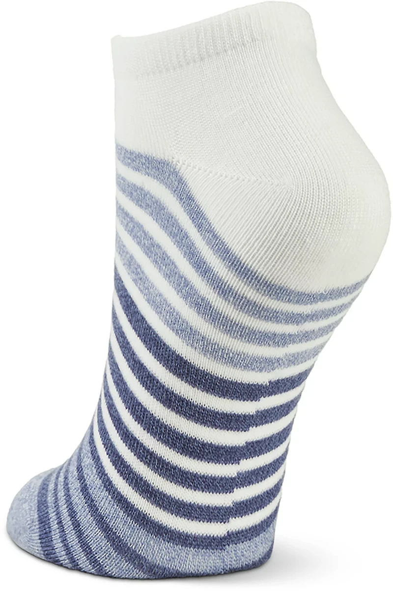 BCG Life of Stripes No Show Socks 6-Pack
